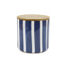 BOCAL MANGUIER RAYURES BLEUES 15CM