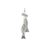SUSPENSION COUPLE DE POISSONS 41.5CM