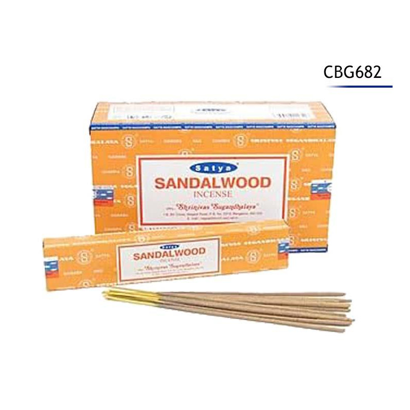 ENCENS SATYA BOIS DE SANTAL 12BAT-15G
