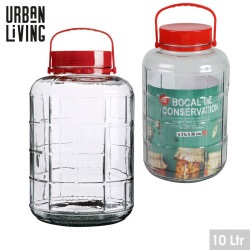 Grand Bocal de Conservation 10L en Verre - D21 x H36 cm