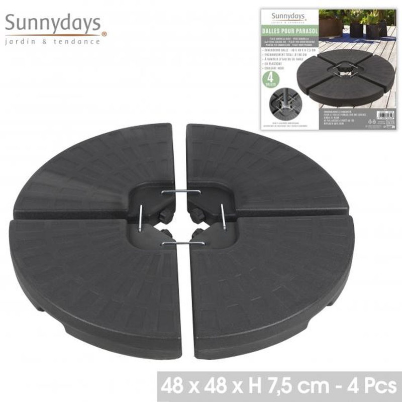 SET DE 4 DALLES DE PARASOL A LESTER 48X4 SET DE 4 DALLES DE PARASOL A LESTER 48X4