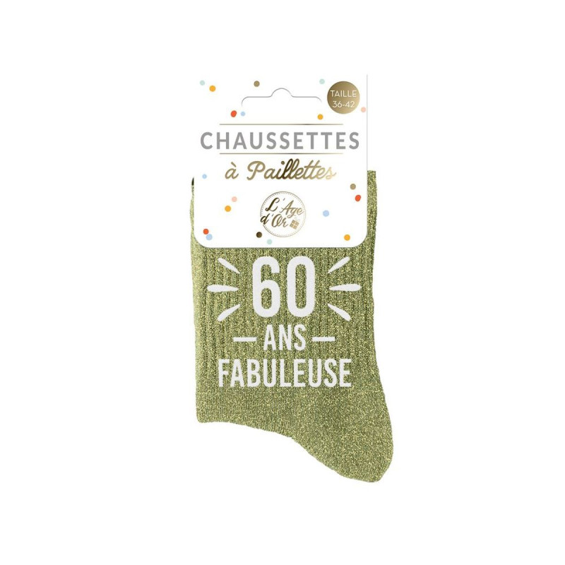 Chaussettes Paillettes 60 Ans Fabuleuse Chaussettes Paillettes 60 Ans Fabuleuse
