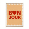 TOILE TUFTEE BONJOUR