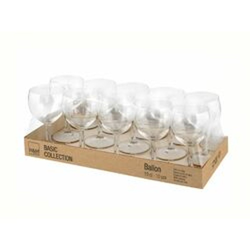 VERRES A PIED BALLON 19CL X10