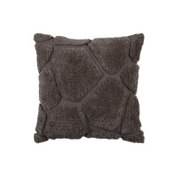 Coussin Felidae Brun 45x45 cm | Déco Salon Effet Texture