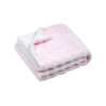 Plaid Rose Punky 120x150 cm | Couverture Fausse Fourrure Cosy