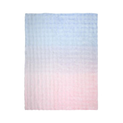 Plaid Rose Punky 120x150 cm | Couverture Fausse Fourrure Cosy