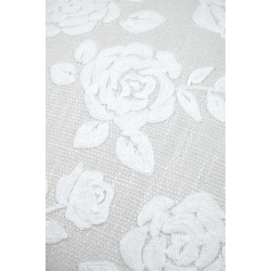 Coussin Carré Mariette Blanc 45x45 cm