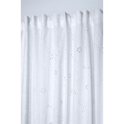 VOILAGE MARIETTE BLANC RUFLETTE 140X240