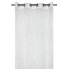 Voilage Arabesque Blanc 140x240 cm à Œillets
