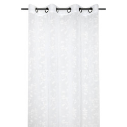 VOILAGE CARLINE BLANC 140X240