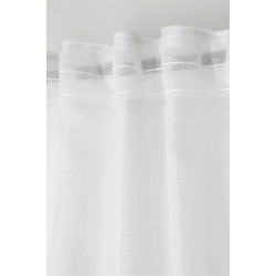 Voilage Blanc Balinesia 140x240 à Ruflette