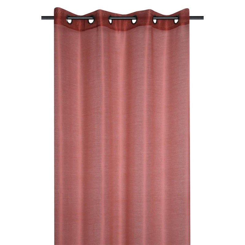 LINWOOD VOILAGE TERRACOTTA 140X260