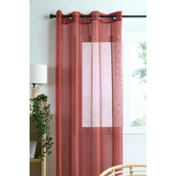Voilage à Œillets Linwood Terracotta 140x260 cm