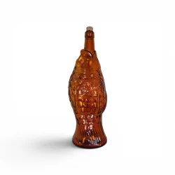 BOUTEILLE POISSON TANGERINE 1.1L VERRE