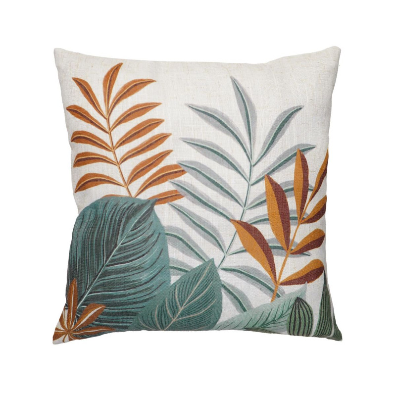 Coussin Déhoussable Imprimé Borneo Lin et Polyester 45x45 cm Coussin Déhoussable Imprimé Borneo Lin et Polyester 45x45 cm