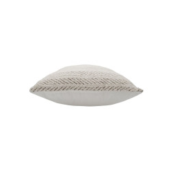 Housse de Coussin Jacquard Bouclette Blanc Triba 40x40 cm
