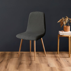 HOUSSE DE CHAISE SCANDINAVE SACHA ANTHRA