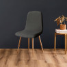 HOUSSE DE CHAISE SCANDINAVE SACHA ANTHRA