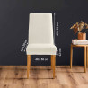 HOUSSE DE CHAISE LAINA NATUREL 40-50CM
