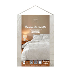 PARURE TUFTE ANOUK IVOIRE 260x240CM COTO