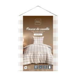 PARURE VICTOIRE NATUREL 140x200CM IMPRIM