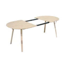 Table Extensible Terra Nova 150 à 210 cm – 6 à 8 Personnes – Décor Bois Clair