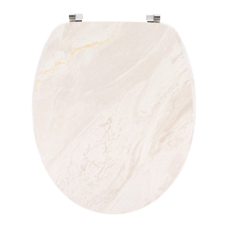 Abattant WC MDF Effet Marbre Beige 18 Pouces Abattant WC MDF Effet Marbre Beige 18 Pouces