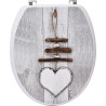 ABATTANT WC OUESSANT MDF ATT ACIER INOXY