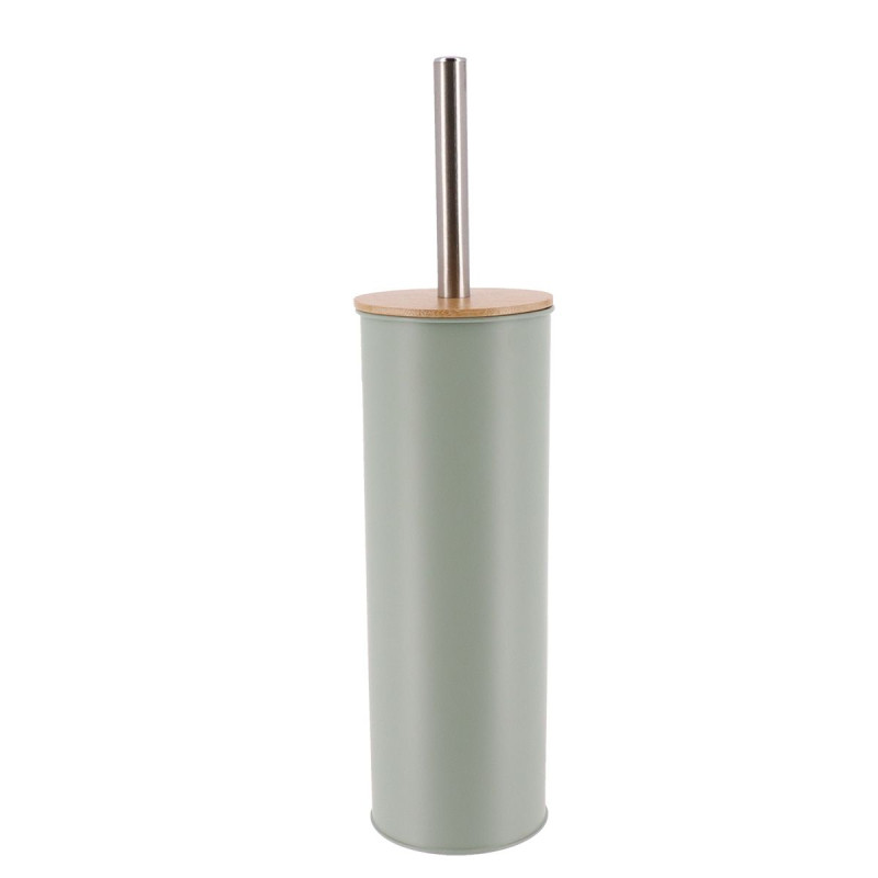 BROSSE WC VERT EUCALYPTUS METAL COUV BAM