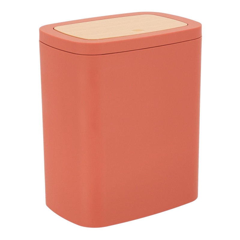 Poubelle Salle de Bain 5L Terracotta Effet Bambou Poubelle Salle de Bain 5L Terracotta Effet Bambou
