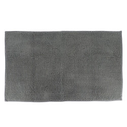 Tapis de Salle de Bain Microfibre 45x75 cm Gris