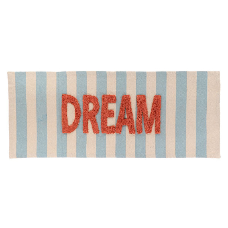 Tapis Coton Tufté Dream 45x120 cm Bleu et Beige Tapis Coton Tufté Dream 45x120 cm Bleu et Beige