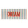 Tapis Coton Tufté Dream 45x120 cm Bleu et Beige