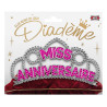 Diadème Miss Joyeux Anniversaire Fuchsia