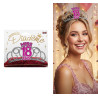 Diadème Miss 18 Ans Fuchsia | Couronne Anniversaire