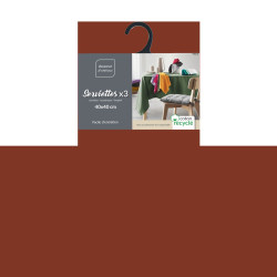SERVIETTE DE TABLE X3 MISTRAL TERRACOTTA