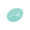 Jouet Dentaire Balle Ovale Sonore Chien TPR Bleu 12cm