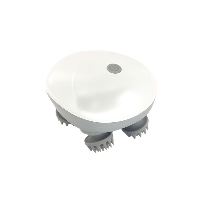 Brosse Massante Électrique Animaux USB 3 Vitesses Gris Blanc Brosse Massante Électrique Animaux USB 3 Vitesses Gris Blanc