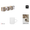 Lot de 3 Mugs Striés en Borosilicate 90ml La Mediterranea