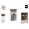POT STRIÉ 200ML COUV EN ACACIA