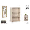 ETAGERE 3 CASES EFFET EN BOIS 60X29,7XH9