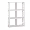 ETAGERE 6 CASES BLC AJOURÉ EN BOIS 60X29