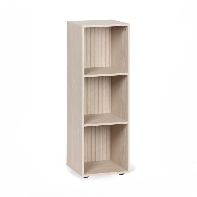 ETAGERE 3 CASES EFFET BOIS 30X29,7XH90CM