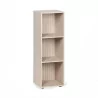 Étagère 3 Cases Effet Bois Moblekit 30x29,7x90cm