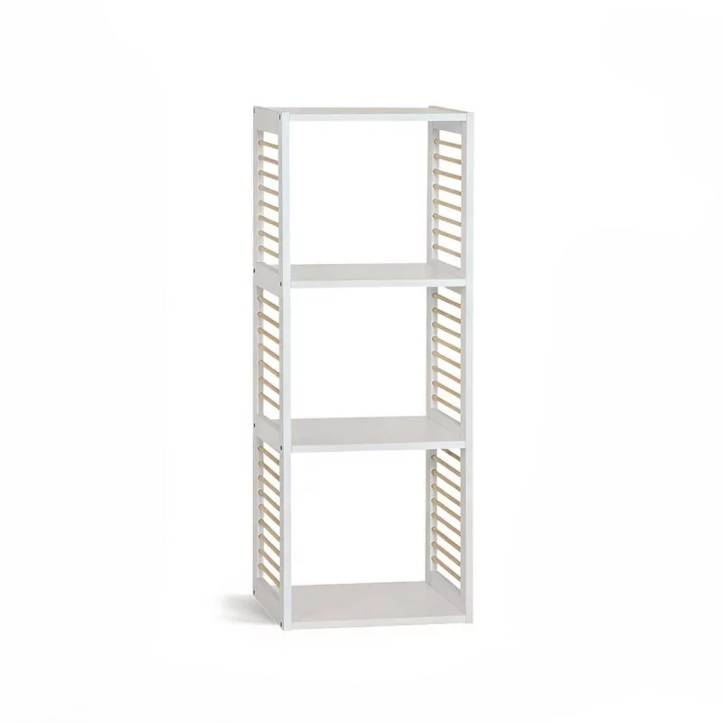 ETAGERE 3 CASES BLC AJOURÉ EN BOIS 30,5X
