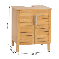MEUBLE SOUS LAVABO COLONIAL MDF 2 PORTES