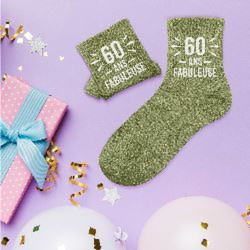 CHAUSSETTES PAILLETTES 60 ANS