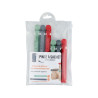 Pinces sachet x 6 Plastique + DATEUR