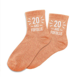 CHAUSSETTES PAILLETTES 20 ANS